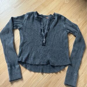 Free people long sleeve button up